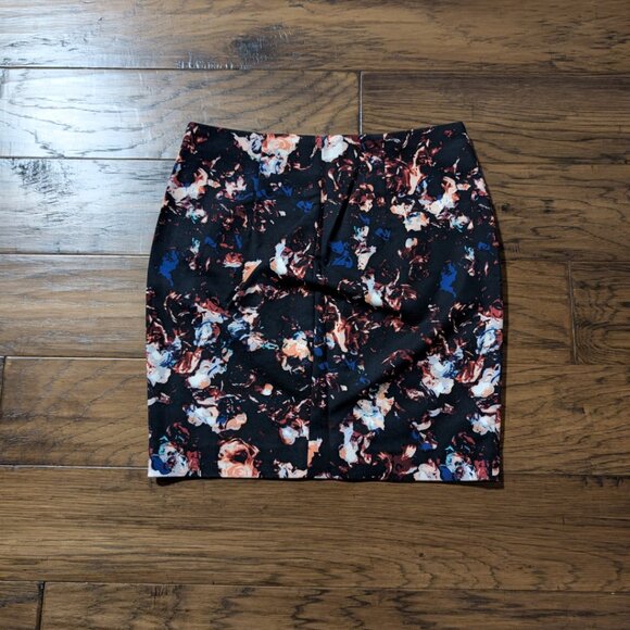 RW&CO mini skirt black print size 0 - Picture 11 of 11